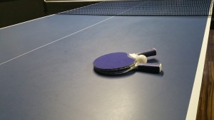 stock photo of ping pong table